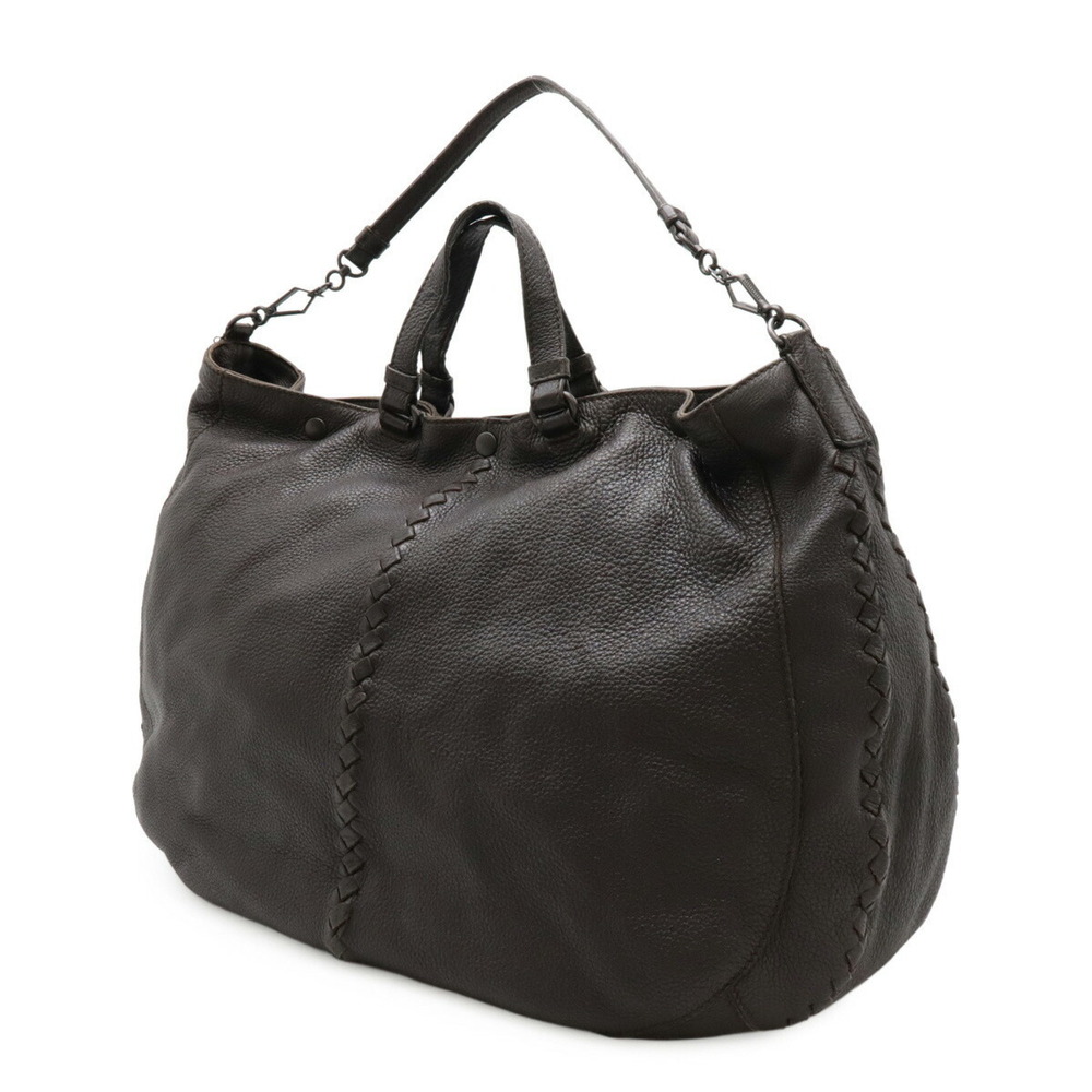 BOTTEGA VENETA Intrecciato handbag tote bag brown leather - Picture 2 of 10
